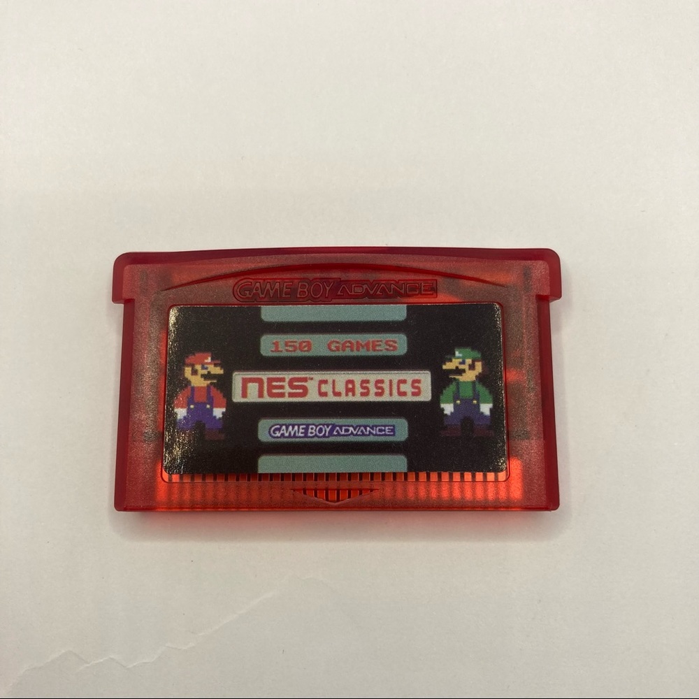 150 Games in 1 NES Classics for GameBoy Advance (See list in photos)